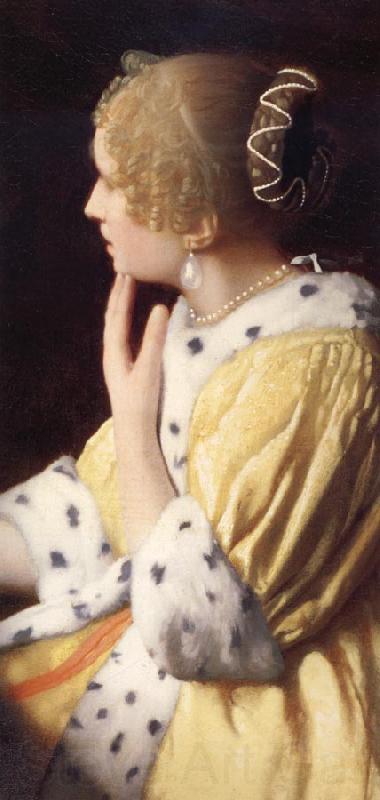 Johannes Vermeer Details of Mistress and maid Spain oil painting art